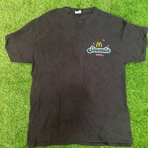 McDonald's Saweetie Crew Black T-Shirt